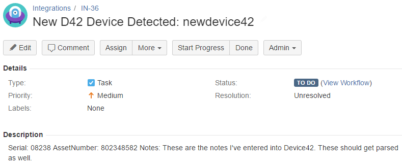 Device42 New Device Detected
