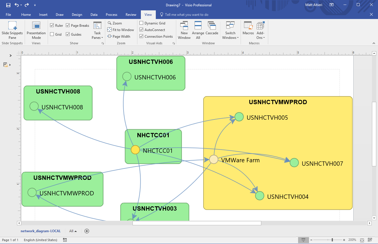 Import A Device42 Dependency Or Topology Chart Into Visio The Official Device42 Blog