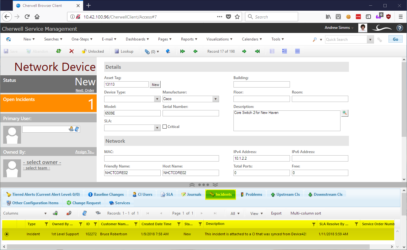 Better Itsm With The New Device42 Cherwell Integration The Official Device42 Blog