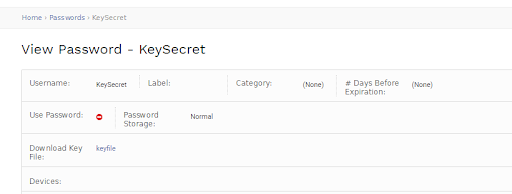 Download Secret Key