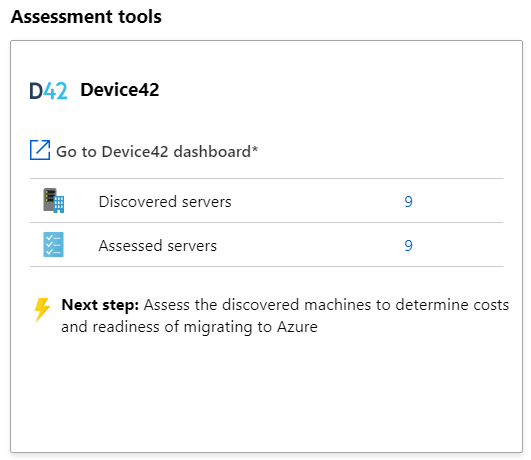 Device42 as Assessment Tool
